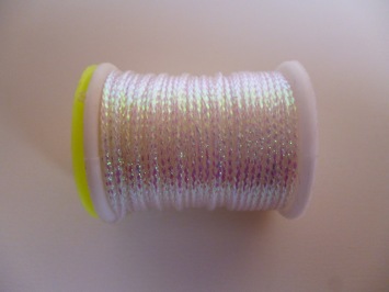 Tinsel (Round) Pearl White